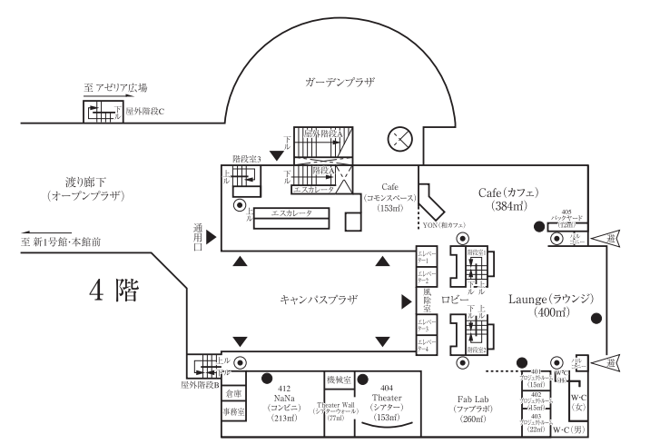 4F の平面図